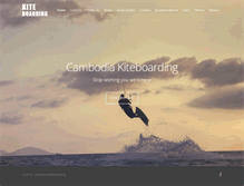 Tablet Screenshot of cambodiakiteboarding.com